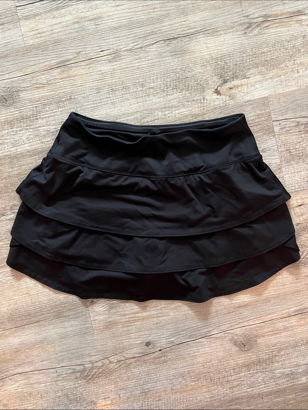 Athleta Black Layered Athletic Skort